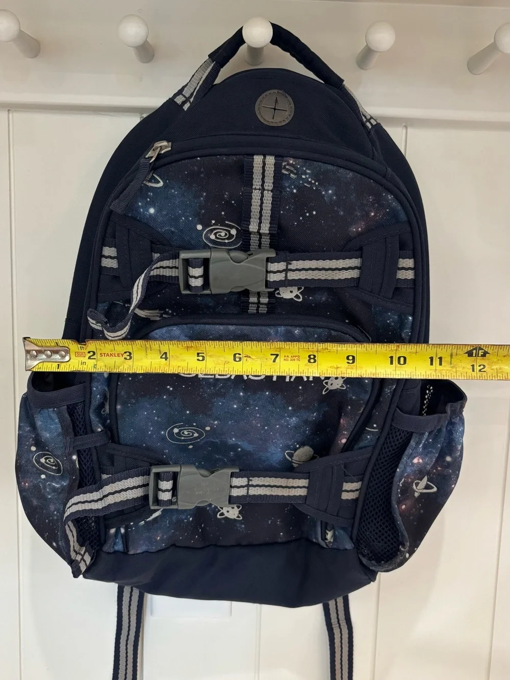Pottery Barn Kids Navy Blue Galaxy Backpack - Sebastian